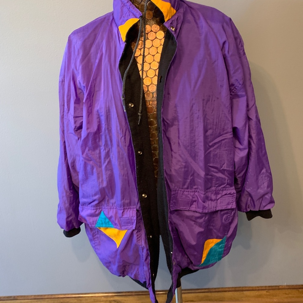 Vintage Purple Windbreaker coat